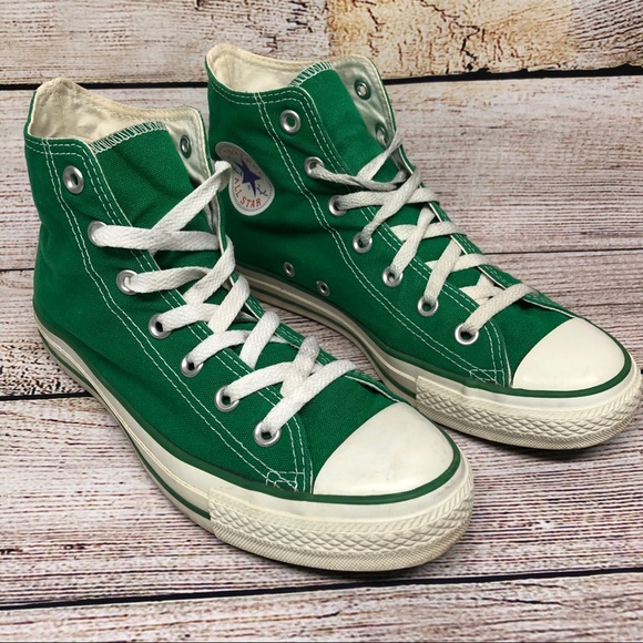 kelly green chuck taylor high tops